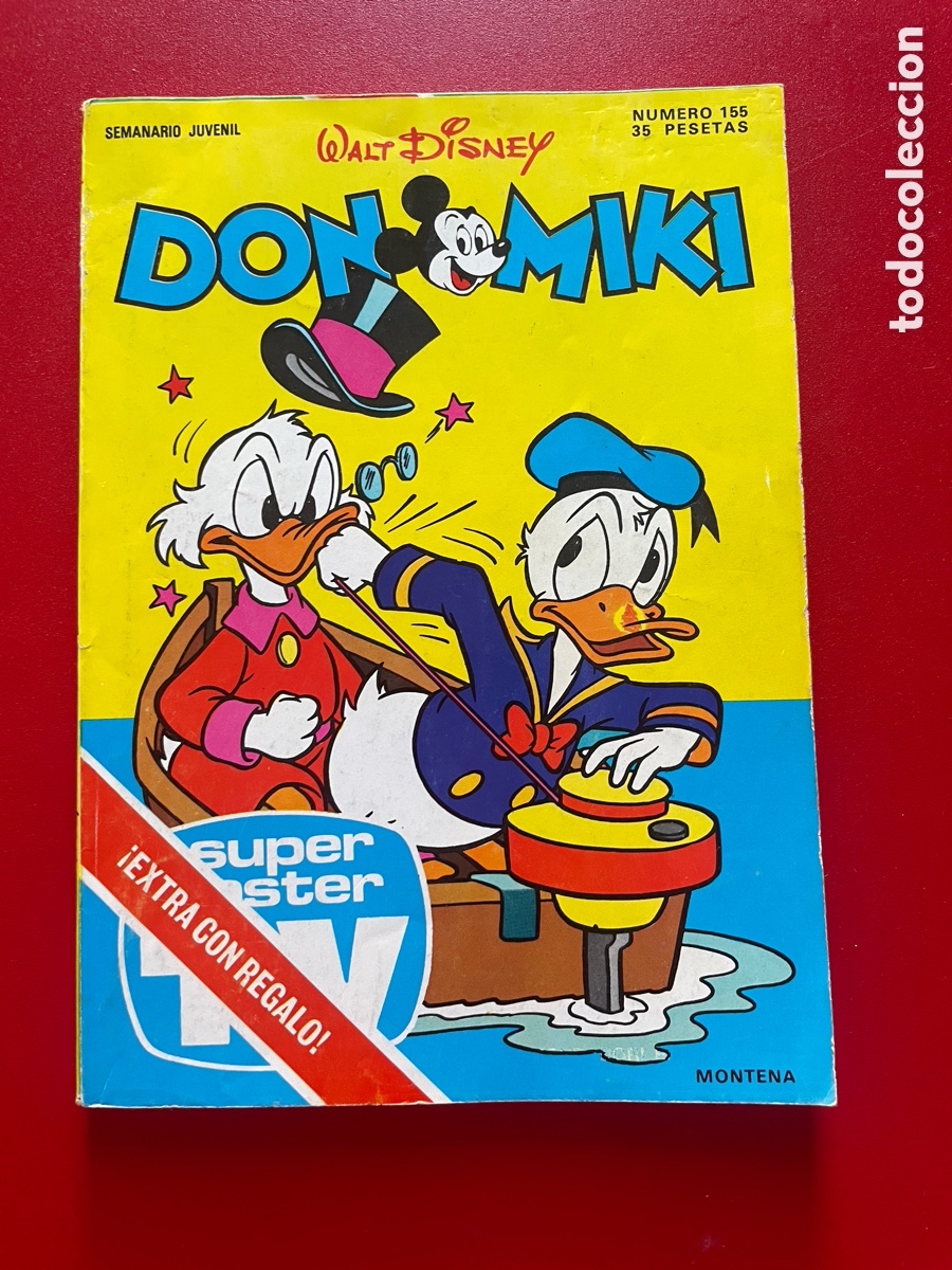 Tebeos: Don Miki. N&uacute;mero 155. Montena. Walt Disney. Extra con regalo.