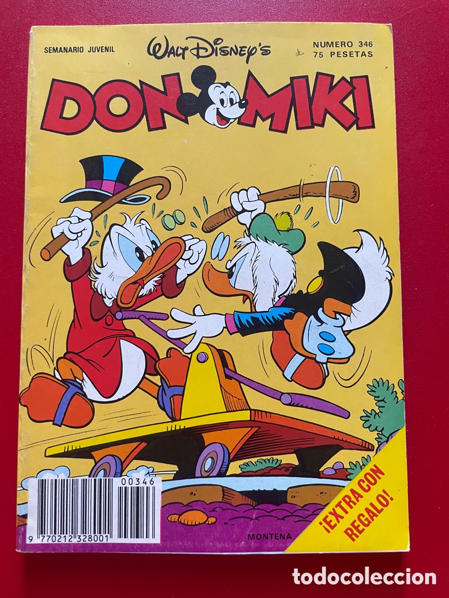 Tebeos: Don Miki. N&uacute;mero 346. Montena. Walt Disney. Extra con regalo.