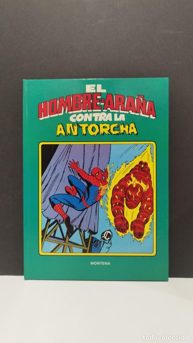Tebeos: EL HOMBRE-ARA&Ntilde;A CONTRA LA ANTORCHA HUMANA - ED. MONTENA