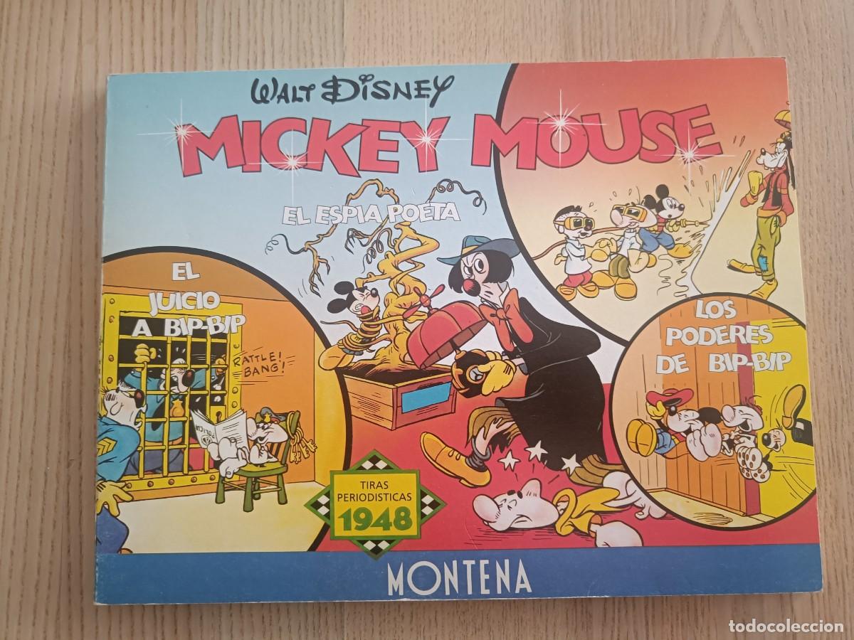 Tebeos: Mickey Mouse. Tiras period&iacute;sticas 1948. Montena. 1987