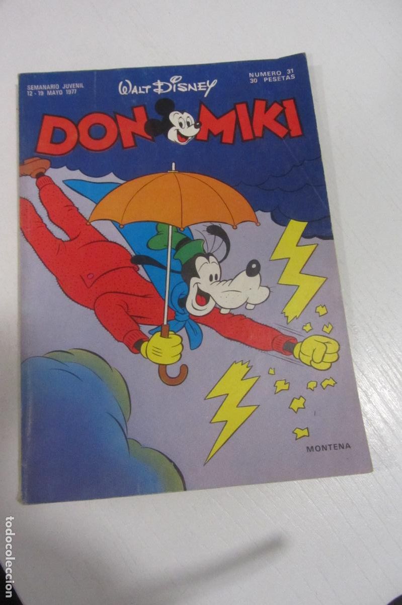 Tebeos: DON MIKI. N&ordm; 31 -WALT DISNEY MONTENA 1977 ARX275
