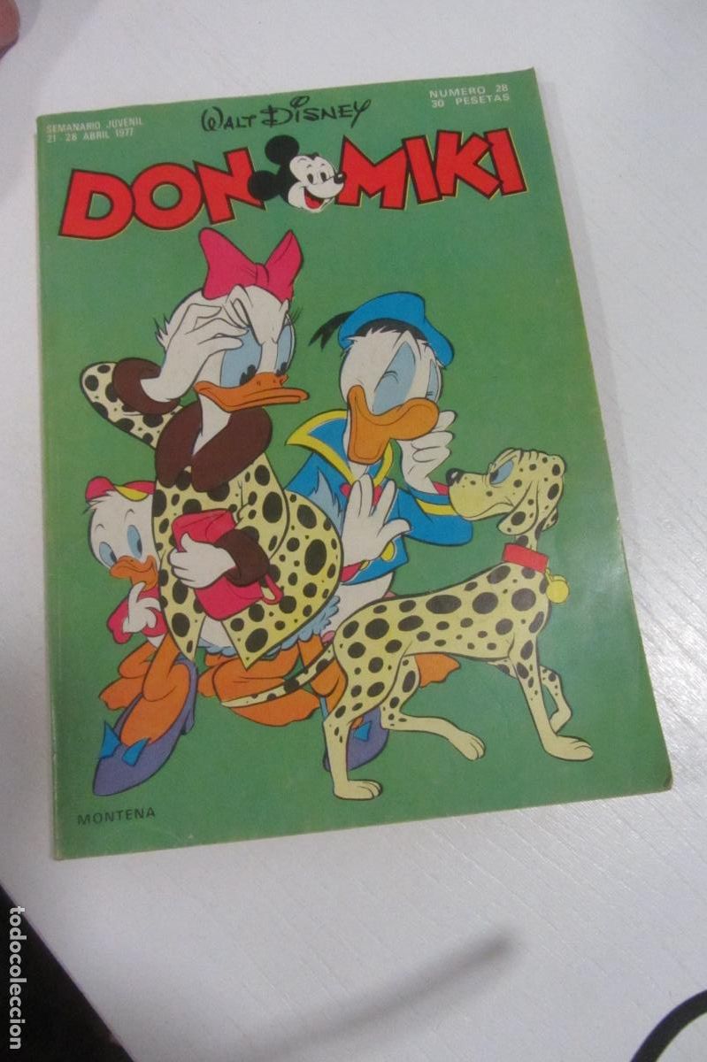 Tebeos: DON MIKI. N&ordm; 28 WALT DISNEY MONTENA 1977 ARX275