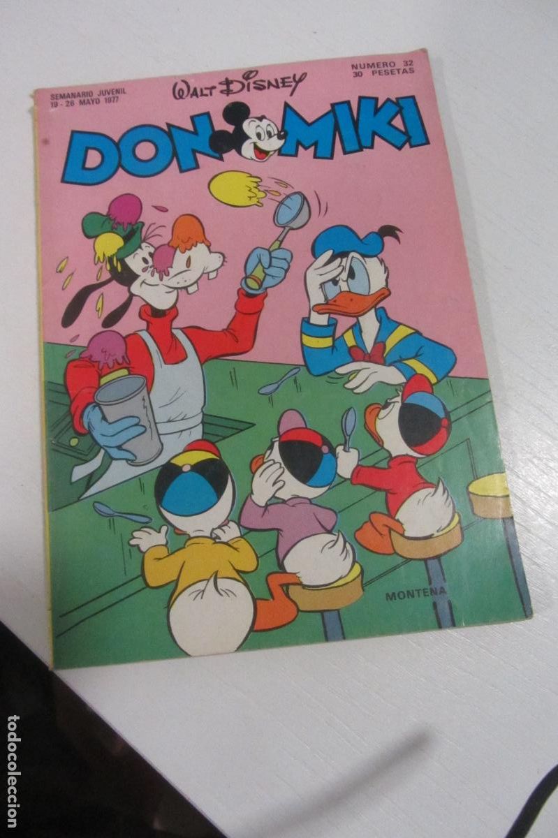 Tebeos: DON MIKI. N&ordm; 32 WALT DISNEY MONTENA 1977 ARX275