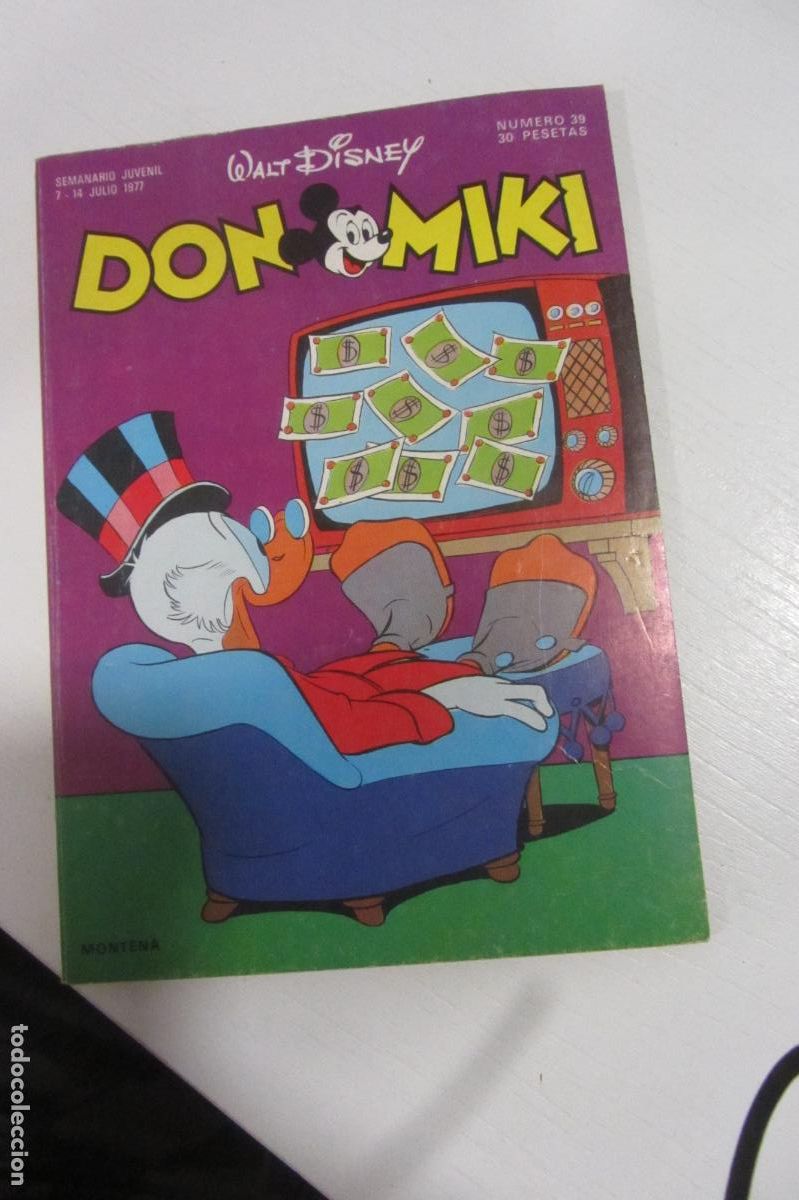 Tebeos: DON MIKI. N&ordm; 39 WALT DISNEY MONTENA 1977 ARX275