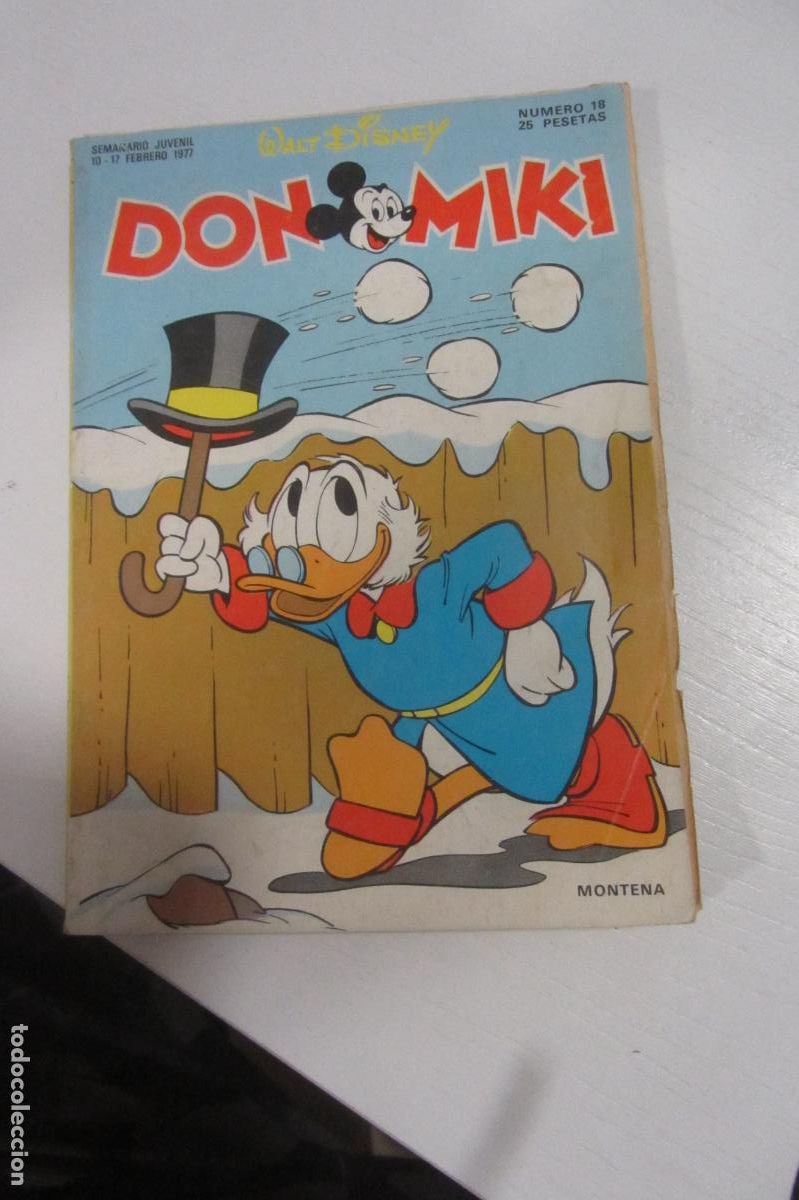 Tebeos: DON MIKI. N&ordm; 18 WALT DISNEY MONTENA 1977 ARX275
