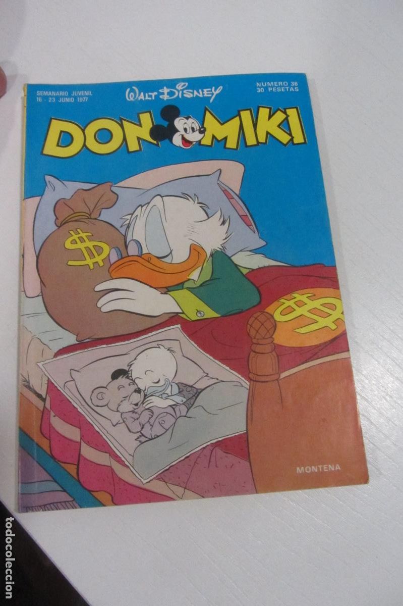 Tebeos: DON MIKI N&ordm; 36 WALT DISNEY EDITORIAL MONTENA 1976 ARX254