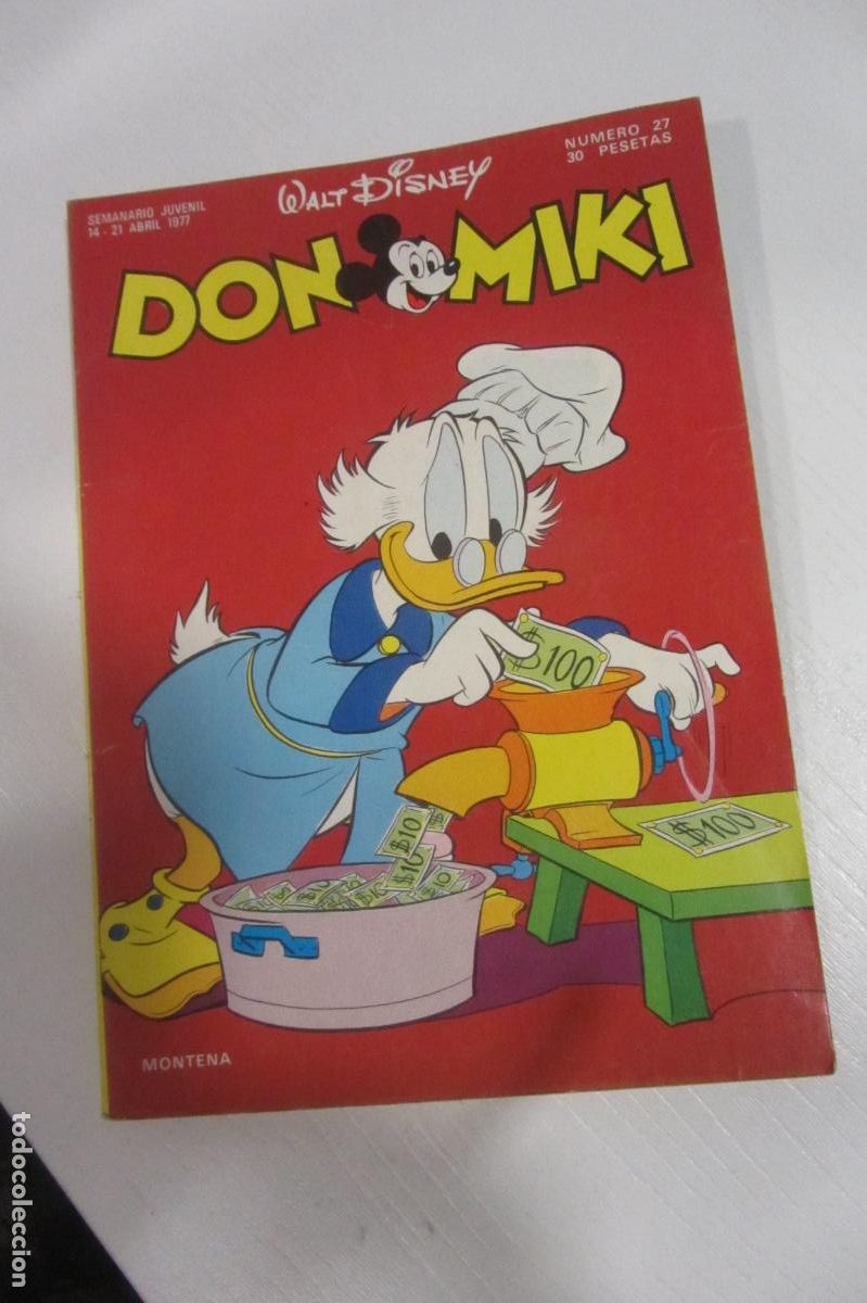 Tebeos: DON MIKI N&ordm; 27 MONTENA 1977 sin punto ARX277
