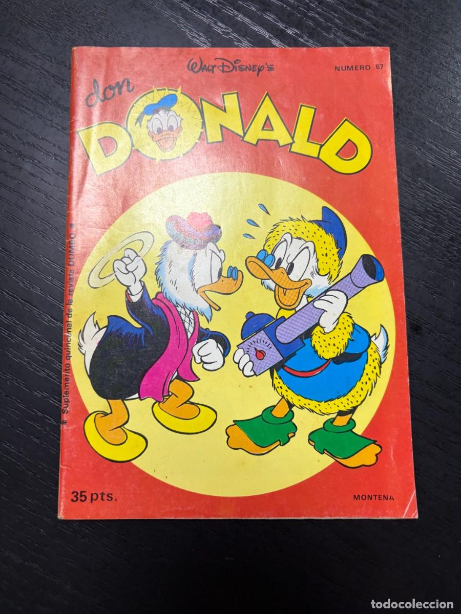Tebeos: DON DONALD. NUMERO 87 - WALT DISNEY. EDITORIAL MONTENA. PAGS: 34