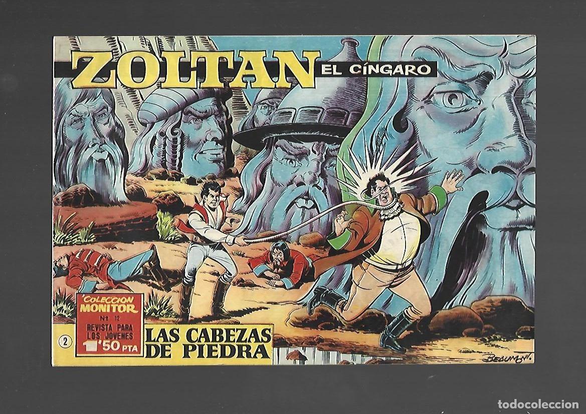 Tebeos: Zoltan, 2: las cabezas de piedra, 1962, Ibero Mundial, muy buen estado