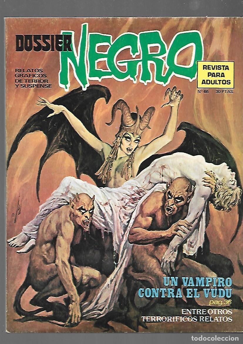 Tebeos: Dossier negro, 66, 1974, Ibero Mundial, muy buen estado