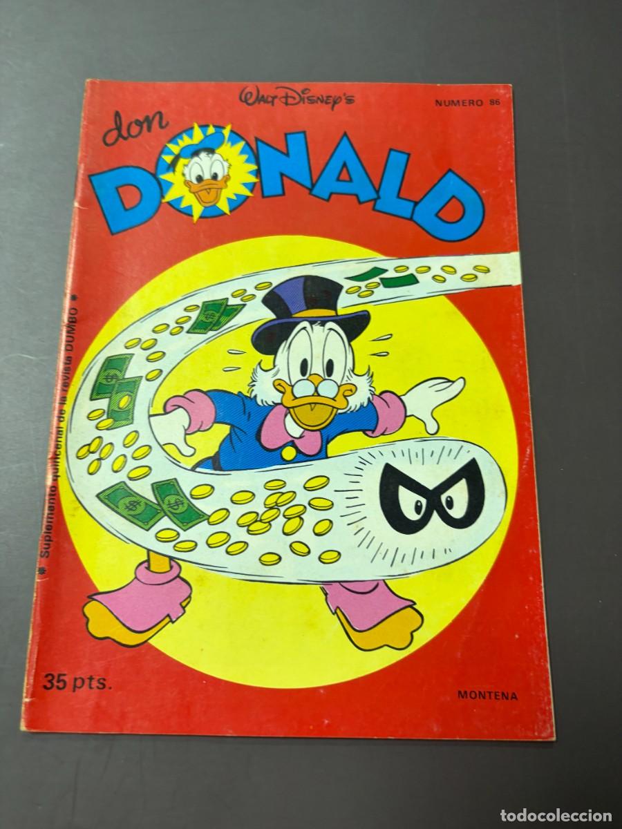 Tebeos: DON DONALD. NUMERO 86 - WALT DISNEY. EDITORIAL MONTENA. PAGS: 34