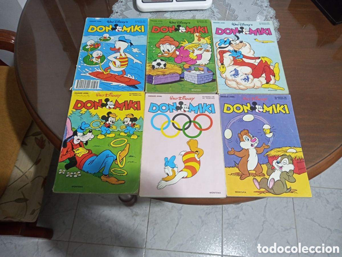 Tebeos: LOTE DON MIKI. 6 EN TOTAL. USADOS.