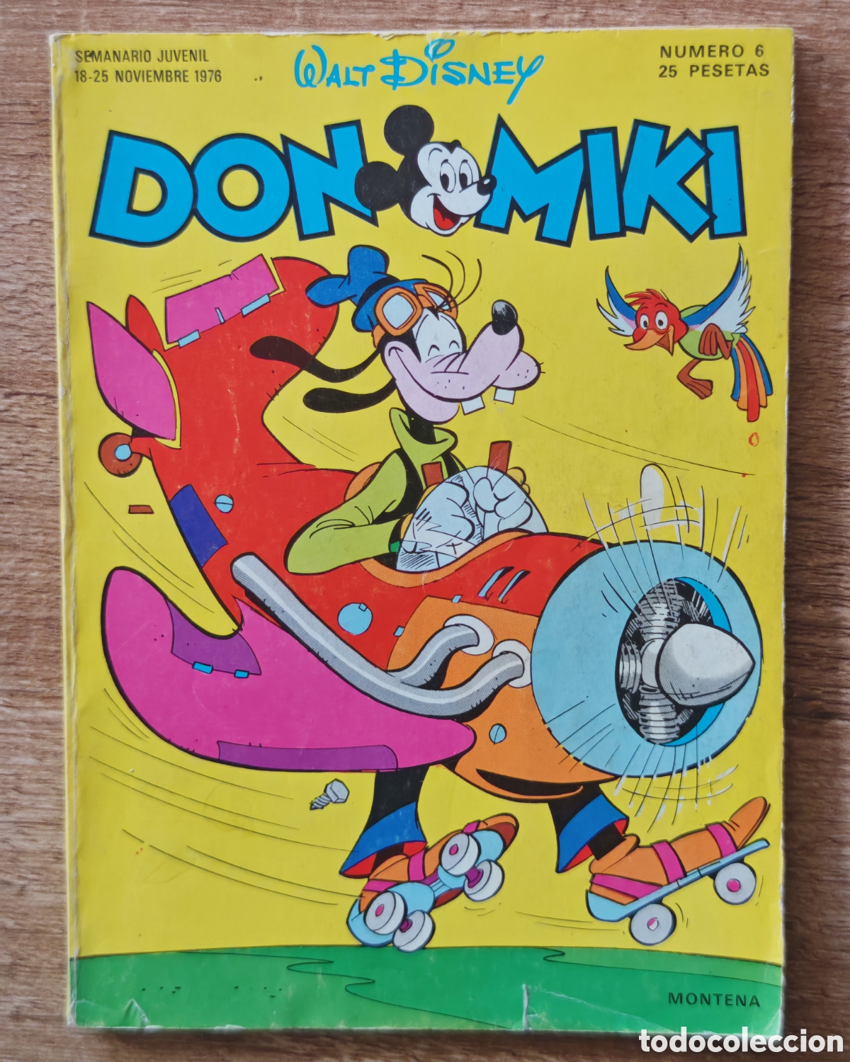 Tebeos: Don Miki n&deg;6 Ed. Montena 1976 Con cup&oacute;n