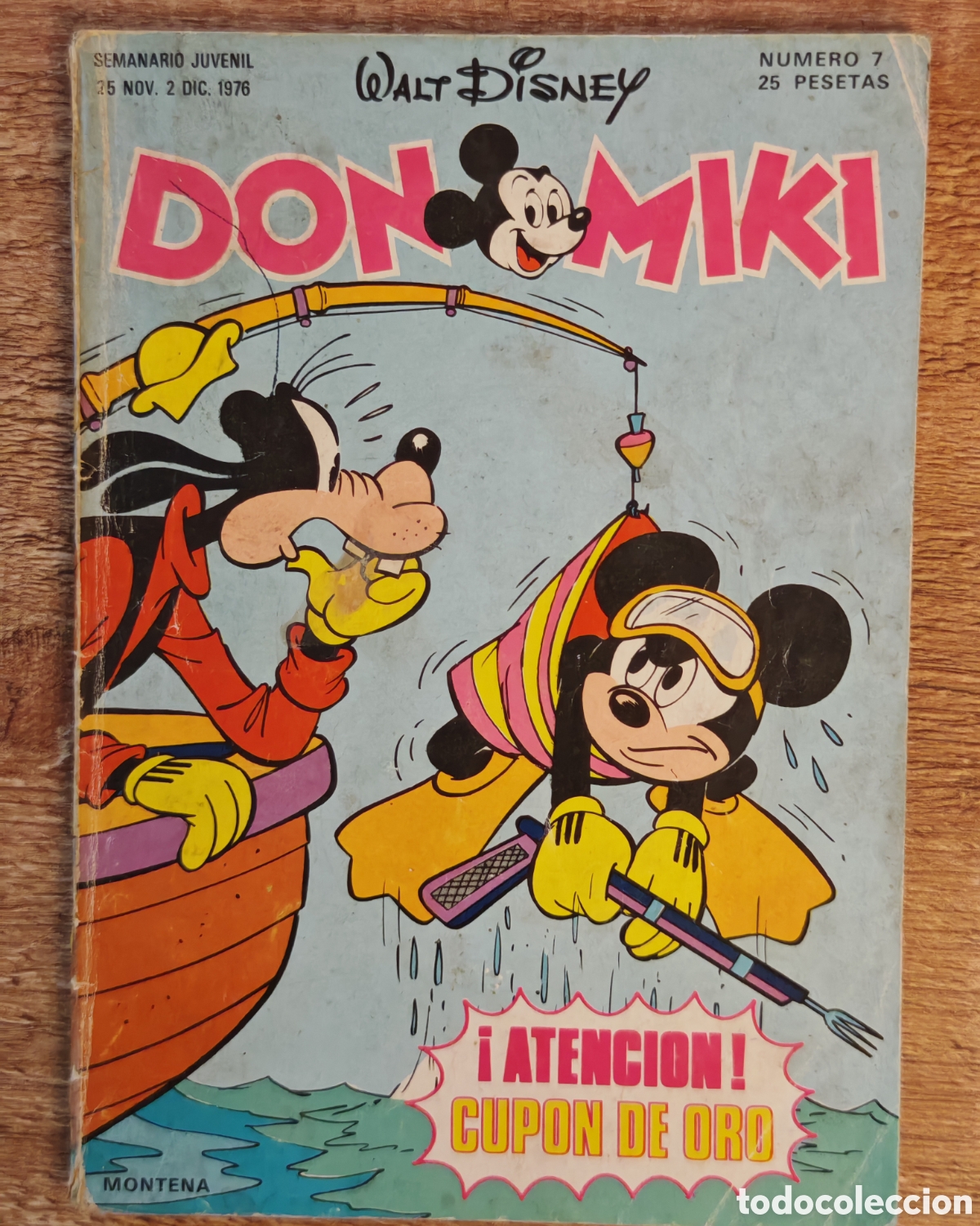 Tebeos: Don Miki n&deg; 7 Montena 1976 Con cup&oacute;n