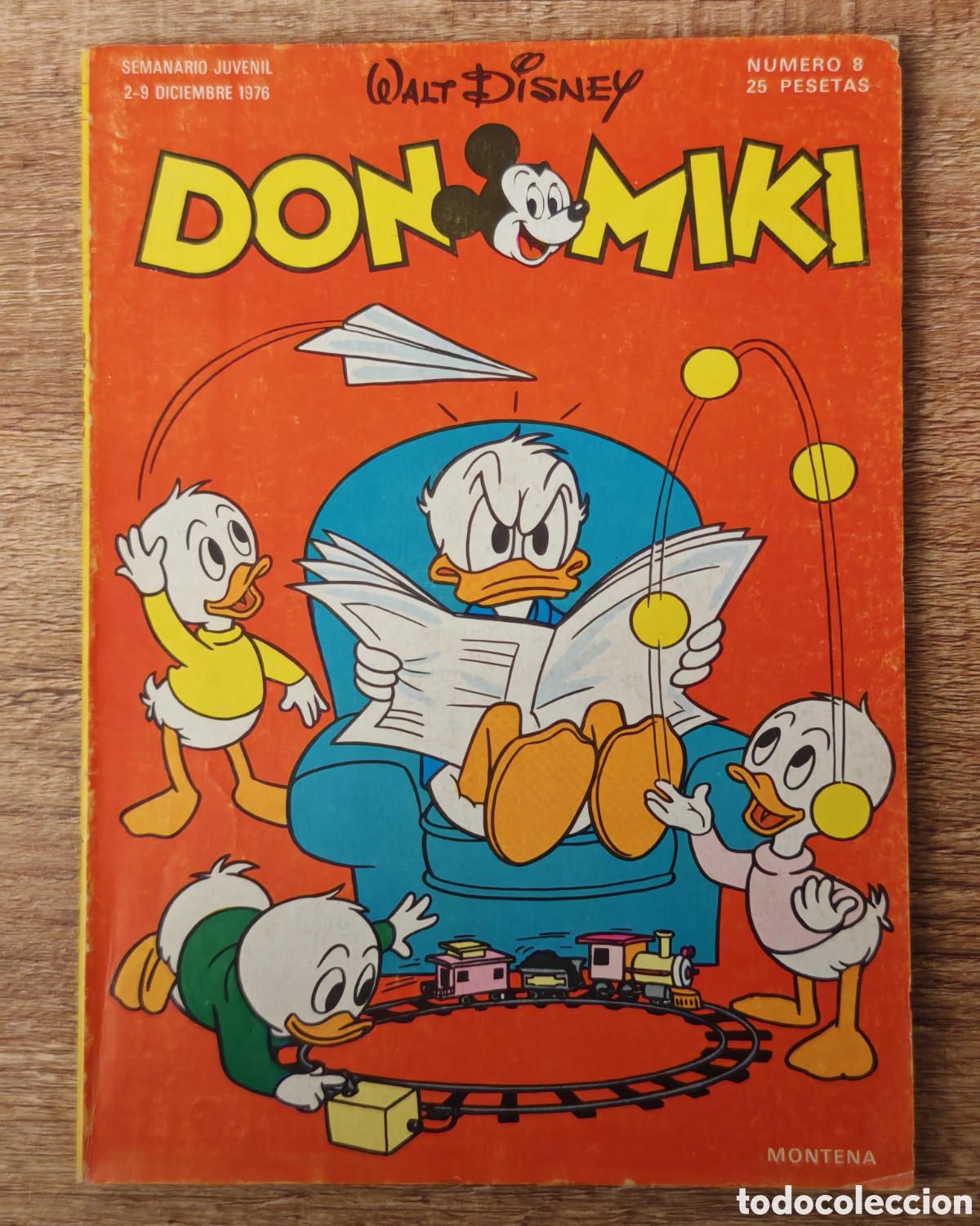 Tebeos: Don Miki n&deg; 8 Ed. Montena 1976 Con cup&oacute;n