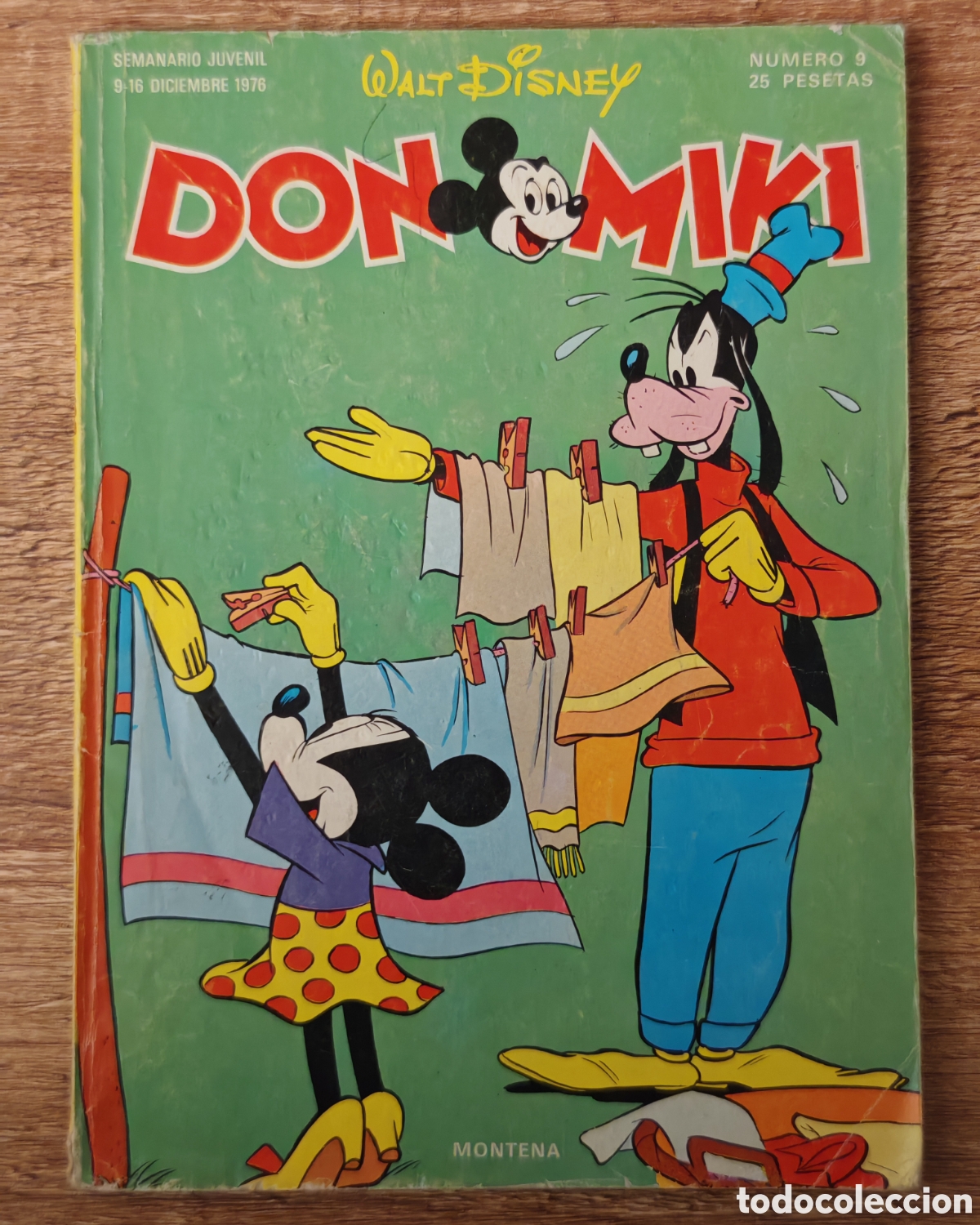 Tebeos: Don Miki n&deg; 9 Ed. Montena 1976 Con cup&oacute;n