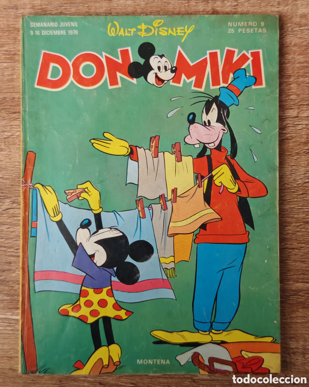 Tebeos: Don Miki n&deg; 9 Ed. Montena 1976 Con cup&oacute;n