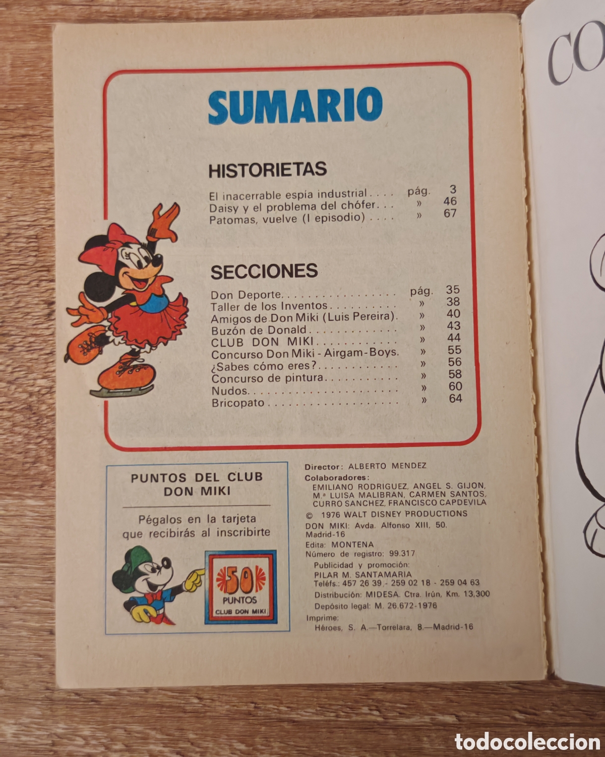 Tebeos: Don Miki n&deg; 12 Montena 1977 Con cup&oacute;n - Foto 2
