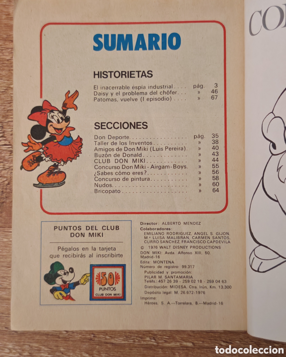 Tebeos: Don Miki n&deg; 12 Montena 1977 Con cup&oacute;n - Foto 2