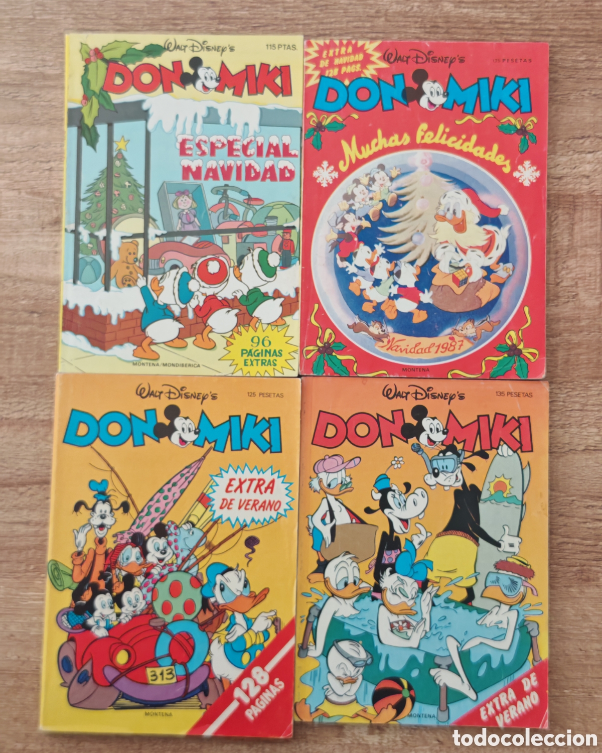 Tebeos: 4 Don Miki Extras Verano + Especial Navidad Montena