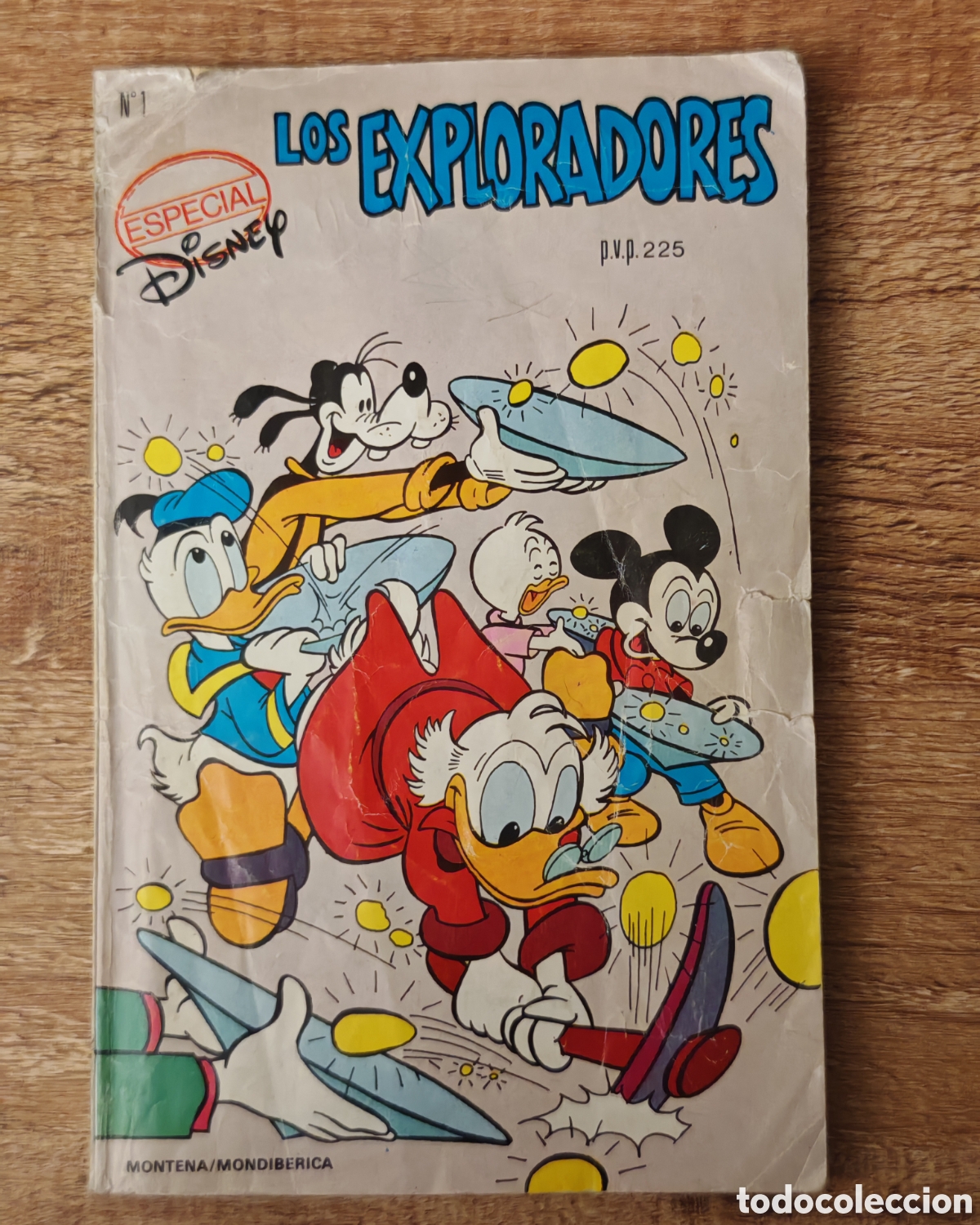 Tebeos: Disney Especial Los exploradores n&deg; 1 Montena. 1987