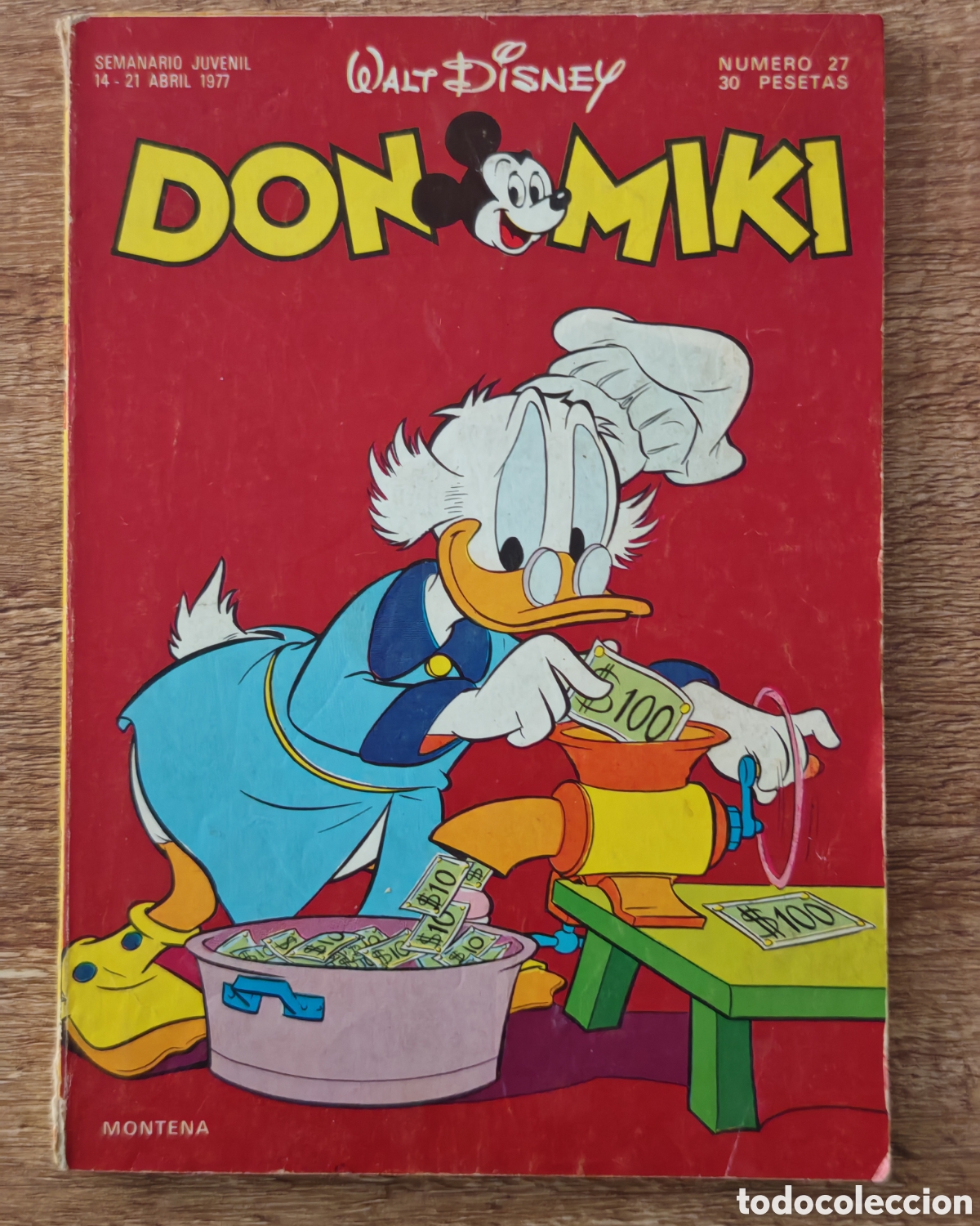 Tebeos: Don Miki n&deg; 27 Ed. Montena 1977 Con cup&oacute;n
