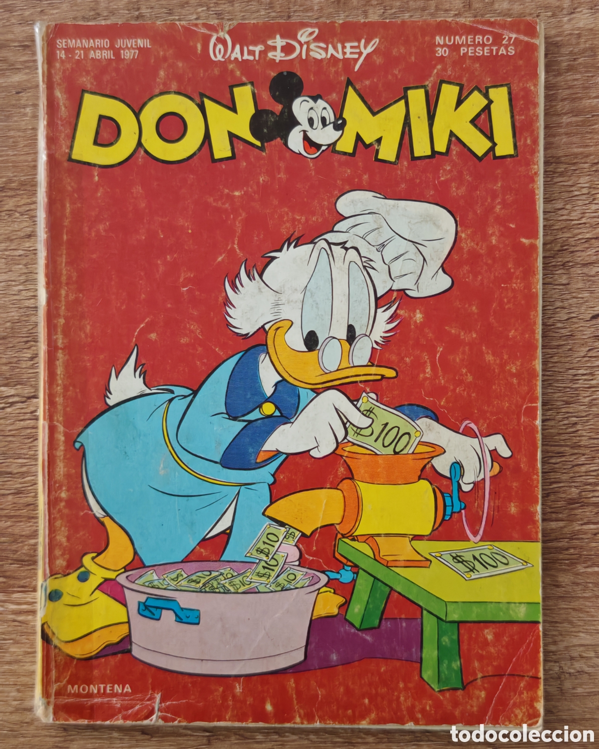 Tebeos: Don Miki n&deg; 27 Montena 1977 Con cup&oacute;n - Celo
