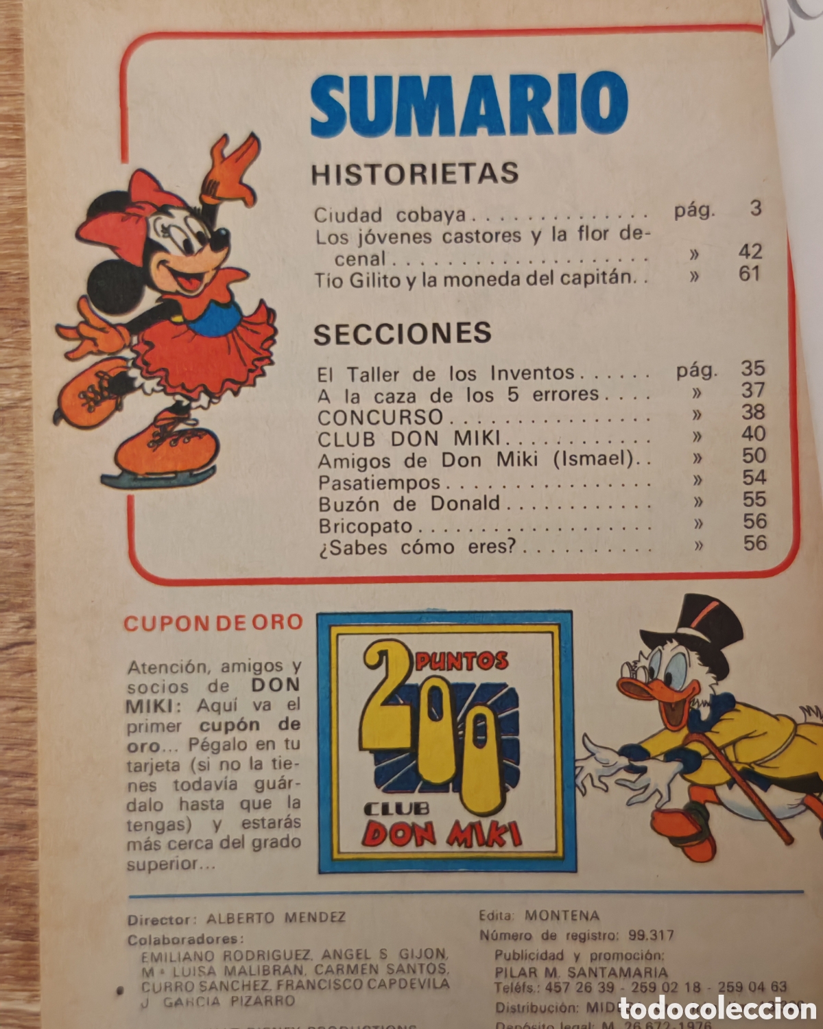 Tebeos: Don Miki n&deg; 7 Ed. Montena Error de impresi&oacute;n - Foto 3