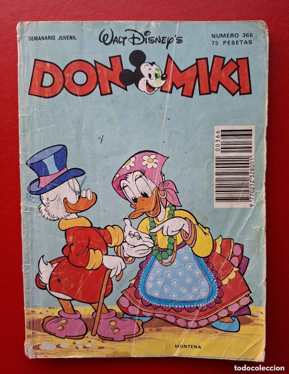 BDs: DON MIKI N&ordm; 366 - WALT DISNEY - EDIT. MONTENA