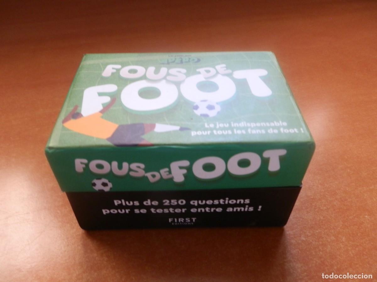 Tebeos: Juego de trivia sobre f&uacute;tbol &rdquo;Fous de foot&rdquo;, creado por Micka&euml;l Grall, publicado por &Eacute;ditions First