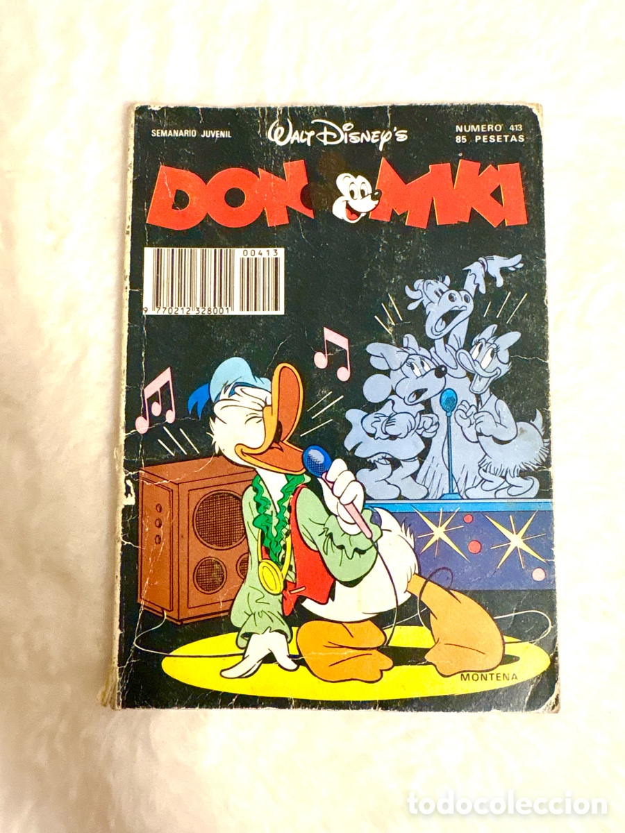 Tebeos: DON MIKI. N&ordm; 413 WALT DISNEY. 1&ordf; EDICI&Oacute;N. 1976-1989. MONTENA. 85 PTS. C-39.