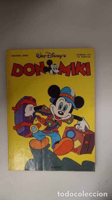 Tebeos: DON MIKI NUMERO 612, ( EDIBELSA, MONTENA, MONDIBERICA, MONDADORI, PRIMAVERA ).