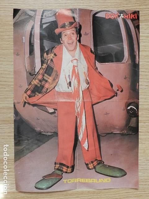 Tebeos: Poster Torrebruno de la revista DON MIKI Guia TV Payaso gran circo mundial
