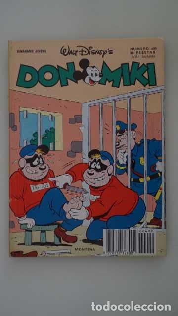 Tebeos: DON MIKI NUMERO 499, ( EDIBELSA, MONTENA, MONDIBERICA, MONDADORI, PRIMAVERA ).