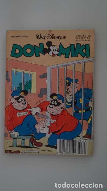 Tebeos: DON MIKI NUMERO 499, ( EDIBELSA, MONTENA, MONDIBERICA, MONDADORI, PRIMAVERA ).