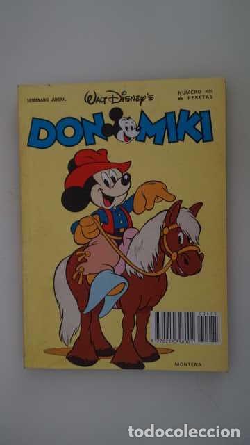 Tebeos: DON MIKI NUMERO 475, ( EDIBELSA, MONTENA, MONDIBERICA, MONDADORI, PRIMAVERA ).