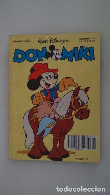 Tebeos: DON MIKI NUMERO 475, ( EDIBELSA, MONTENA, MONDIBERICA, MONDADORI, PRIMAVERA ).
