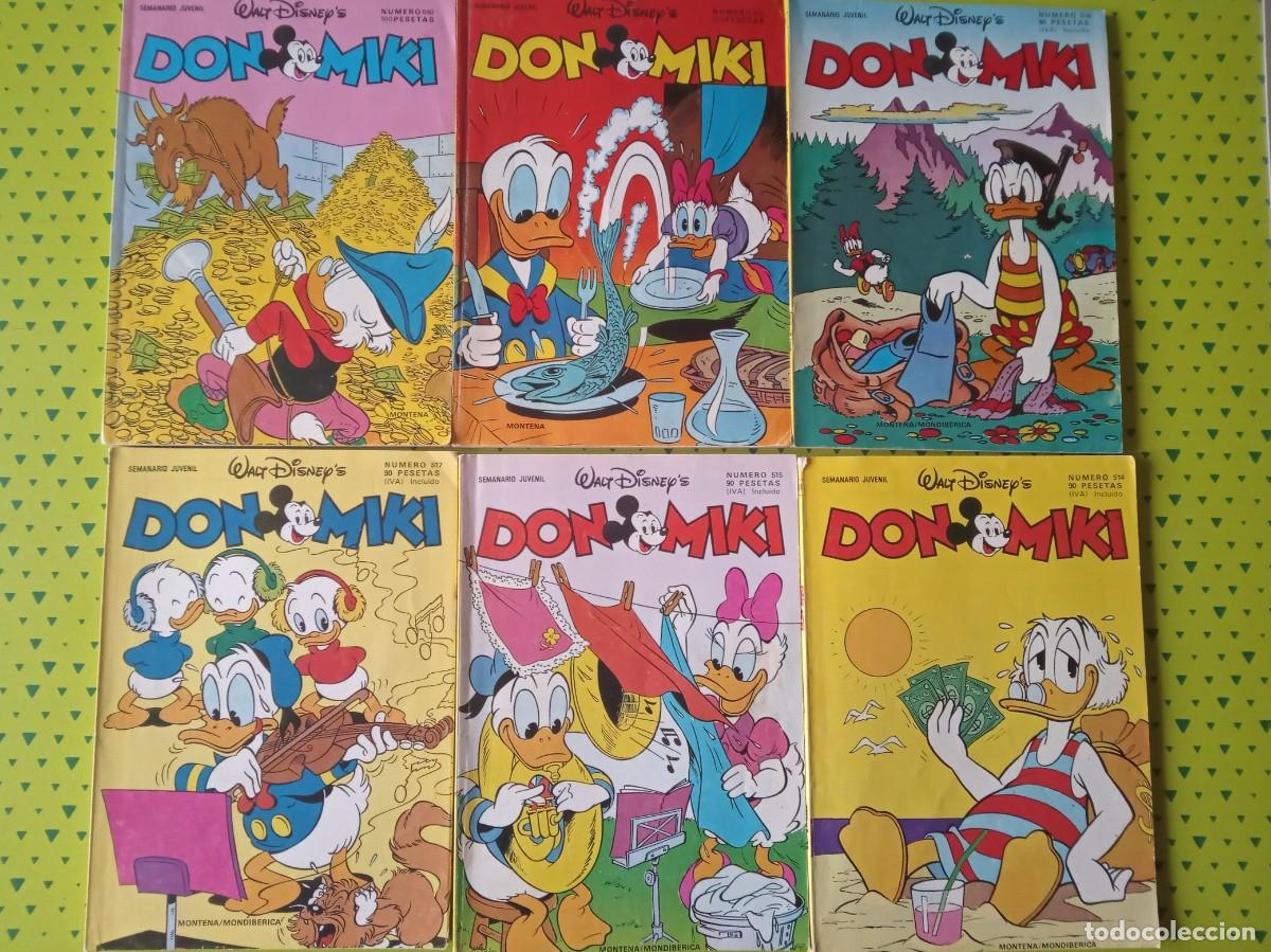 Tebeos: LOTE DE 6 NUMEROS DE LA REVISTA DON MIKI.A&Ntilde;O 1987