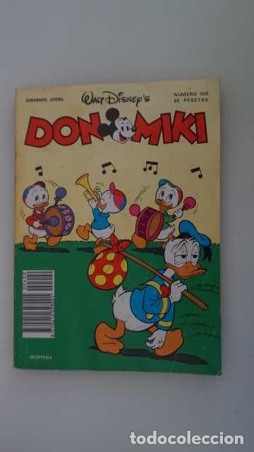 Tebeos: DON MIKI NUMERO 400, ( EDIBELSA, MONTENA, MONDIBERICA, MONDADORI, PRIMAVERA ).