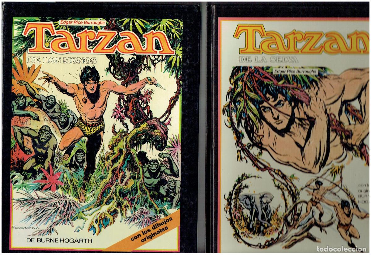 Tebeos: TARZAN DE LOS MONOS / DE LA SELVA. 2 TOMOS. MONTENA. 1983. (B/A12 RUM)