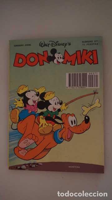 Tebeos: DON MIKI NUMERO 371, ( EDIBELSA, MONTENA, MONDIBERICA, MONDADORI, PRIMAVERA ).