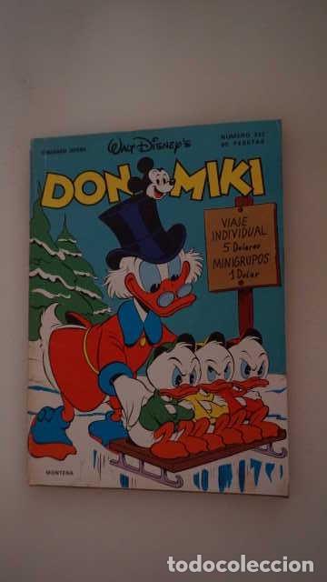 Tebeos: DON MIKI NUMERO 332, ( EDIBELSA, MONTENA, MONDIBERICA, MONDADORI, PRIMAVERA ).