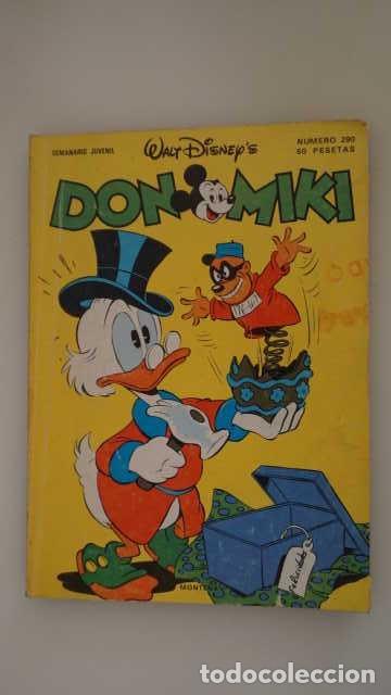 Tebeos: DON MIKI NUMERO 290, ( EDIBELSA, MONTENA, MONDIBERICA, MONDADORI, PRIMAVERA ).