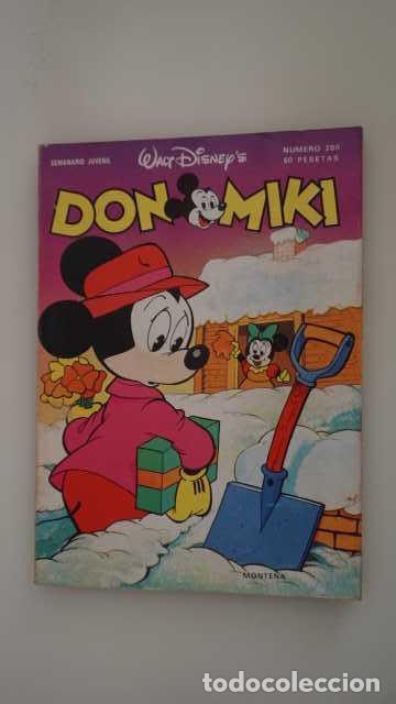Tebeos: DON MIKI NUMERO 280, ( EDIBELSA, MONTENA, MONDIBERICA, MONDADORI, PRIMAVERA ).