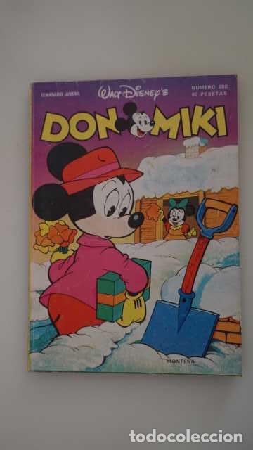 BDs: DON MIKI NUMERO 280, ( EDIBELSA, MONTENA, MONDIBERICA, MONDADORI, PRIMAVERA ).