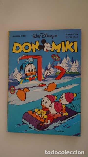 Tebeos: DON MIKI NUMERO 279, ( EDIBELSA, MONTENA, MONDIBERICA, MONDADORI, PRIMAVERA ).