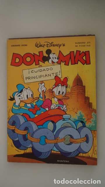 Tebeos: DON MIKI NUMERO 271, ( EDIBELSA, MONTENA, MONDIBERICA, MONDADORI, PRIMAVERA ).
