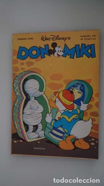 Tebeos: DON MIKI NUMERO 270, ( EDIBELSA, MONTENA, MONDIBERICA, MONDADORI, PRIMAVERA ).