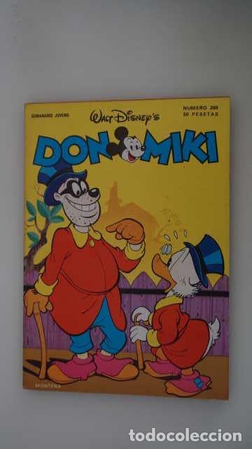 Tebeos: DON MIKI NUMERO 269, ( EDIBELSA, MONTENA, MONDIBERICA, MONDADORI, PRIMAVERA ).