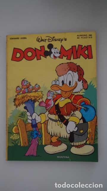 Tebeos: DON MIKI NUMERO 262, ( EDIBELSA, MONTENA, MONDIBERICA, MONDADORI, PRIMAVERA ).